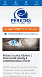 Mobile Screenshot of perkinssecuritysolutions.com.au